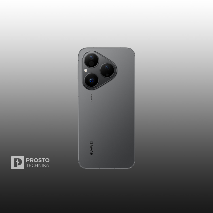  Смартфон Huawei Pura 80 12/256Gb, чёрный (Frosted Black)